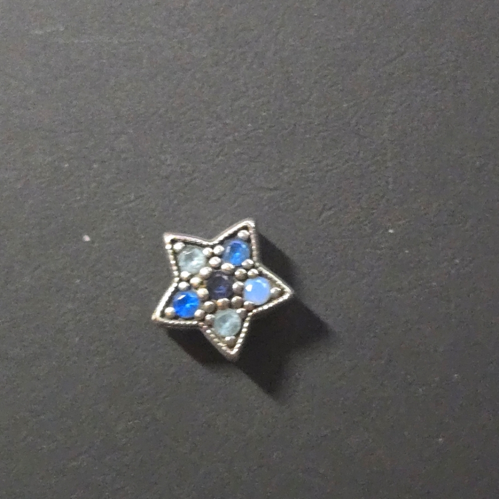 Pandora Silver Blue Star Charm
